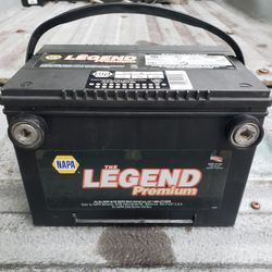 NAPA  Legend Premium Car Truck Battery Group 78 Side Post Perfect Condition 1yr Warranty 