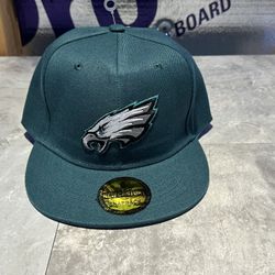 NWT New Century Philadelphia Eagles Green SnapBack Hat Cap Lid