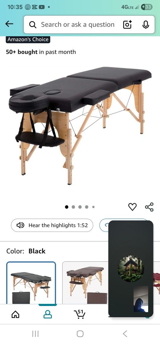 Lash And Massage Table