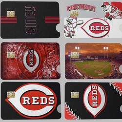 Reds Bank Card Skins Credit Card Skins Sticker