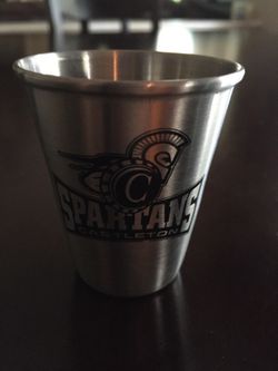 Castleton Spartans shot glass
