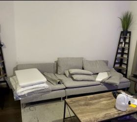 Modern Grey Sectional
