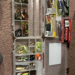 Soft Plastic And Hard Plastic Lures