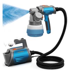 Tilswall Shark800 Paint Sprayer HVLP 800W Electric Spray Paint Gun, Blue