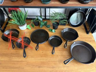 Several Fully Restored Cast Iron Pans (Different Prices, Listed in Description)
