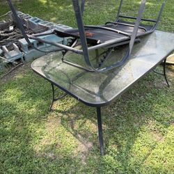 Table And Lounge Chair 