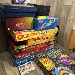 Huge Lot Of Complete Board Games 13 All Together 