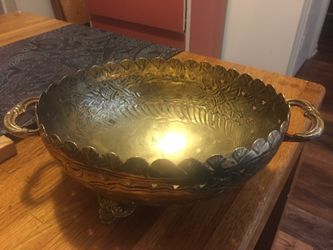 Foundry collection brass bowl