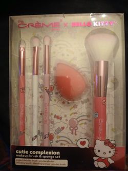 Hello Kitty  - The Creme Shop  - Cutie Complection Brush & Sponge Set