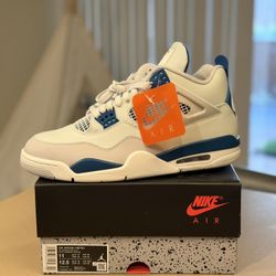Sz 11 Nike Air Jordan IV 4 Retro Military Blue