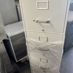 Refinished Vertical Filing Cabinet 