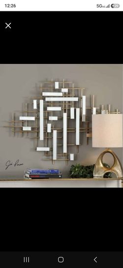 Uttermost Apollo Gold & Mirrored Wall Art 04128