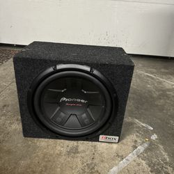 12 Inch Subwoofer with Amp & Enclosure