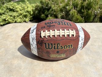 Raiders Signed Football 