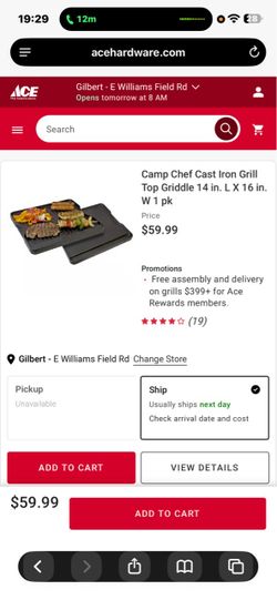 Camp chef 2 burner grill