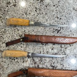 J. Marttiini fish fillet knives From Finland 