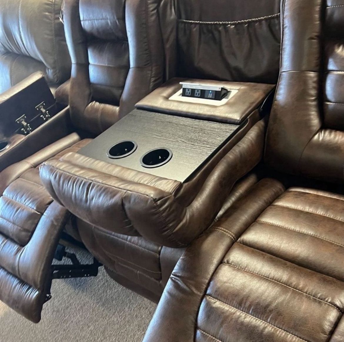 Electric Power Theater Reclining Couch