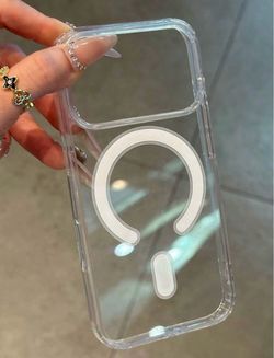 iphone 18 Pro Max Clear Magsafe case Transparent Magnetic Slim Shockproof Cover