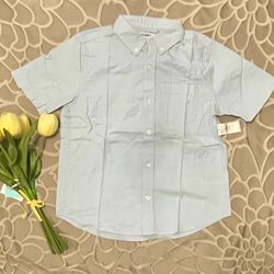 Old Navy Boys Light Blue Button-Down Shirt Size M (8) – NWT