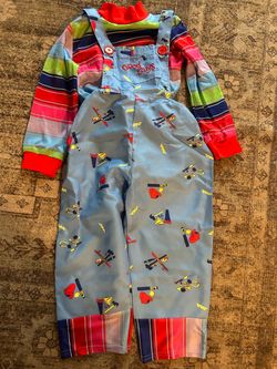 Boys size 6 Chucky costume