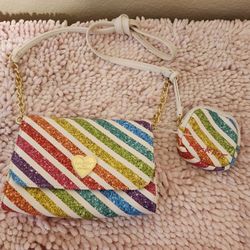 Betsey Johnson Handbag With Coin Purse 