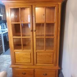 Beautiful  Pine  And Versatile Cabinet