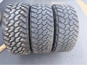 (3) 35x12.50R20 Nitto Trail Grappler M/T