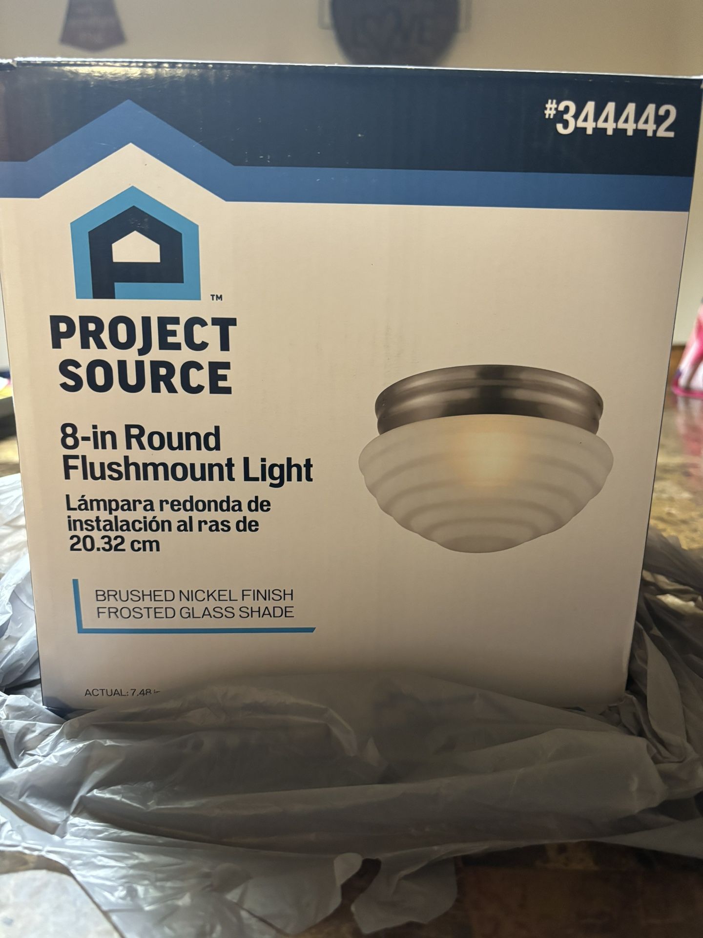 8 Inch Round Flushmount Light