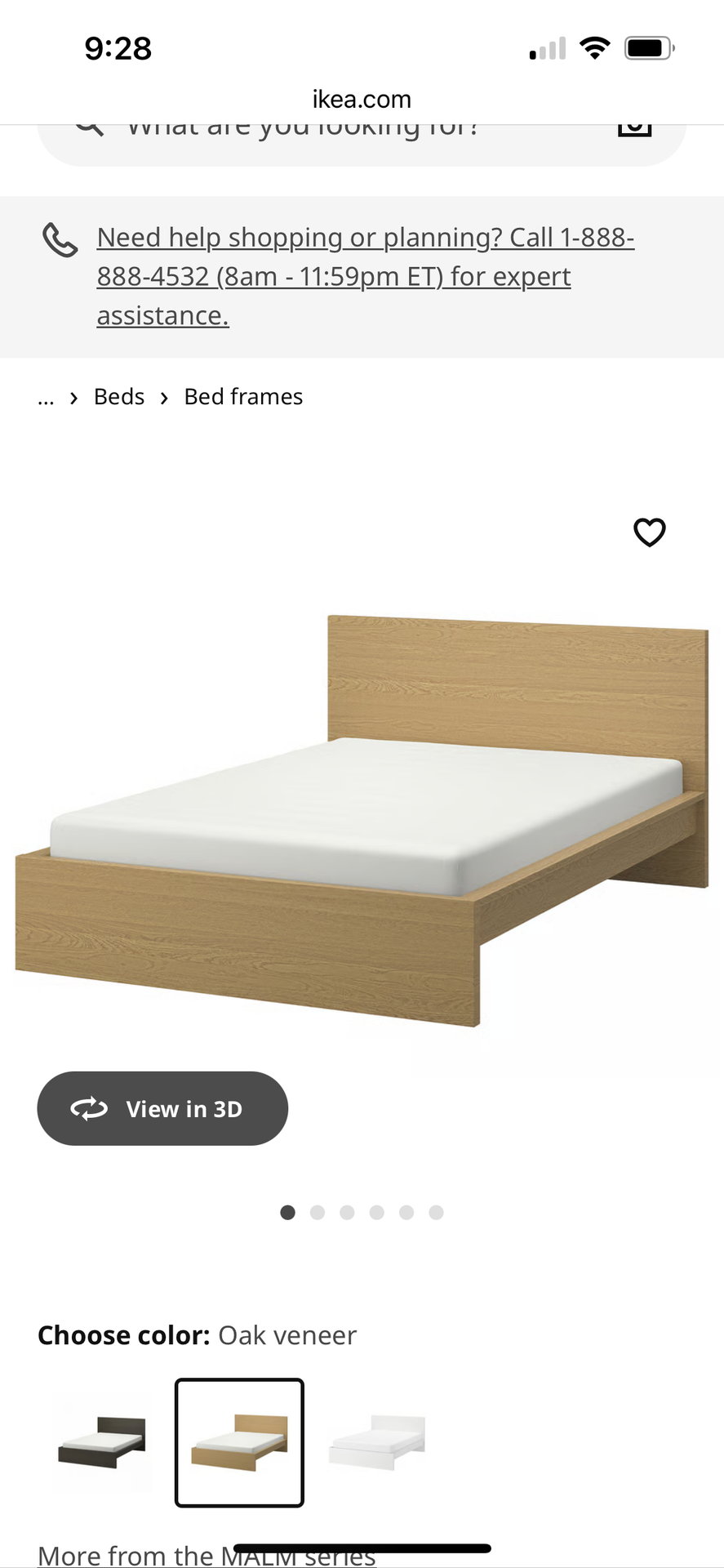 IKEA Malm Bedframe — Queen