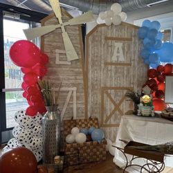 Birthday Farm Animal Backdrop 