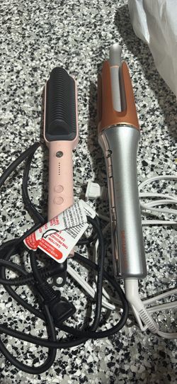She glam curling wand and Tymo strightner