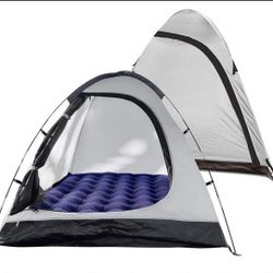 Light Grey) No Matt Included 2 Person Tent - Waterproof & Windproof 4 Season Tents for Camping, Backpacking & Hiking& Easy to Set-up