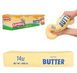 Squeezy Butter Squishy Large 4 OZ New in Package Sunny Days