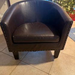 Leather Accent Chair