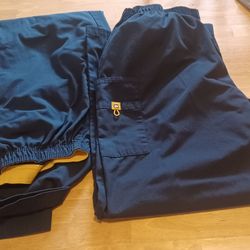Women's Navy 3xl tall scrub pants
