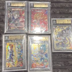 Dragon Ball Tcg Vegeta Slabs For Sale 