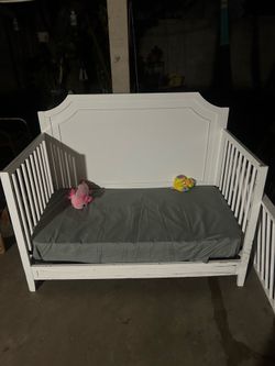 High chair and crib for baby