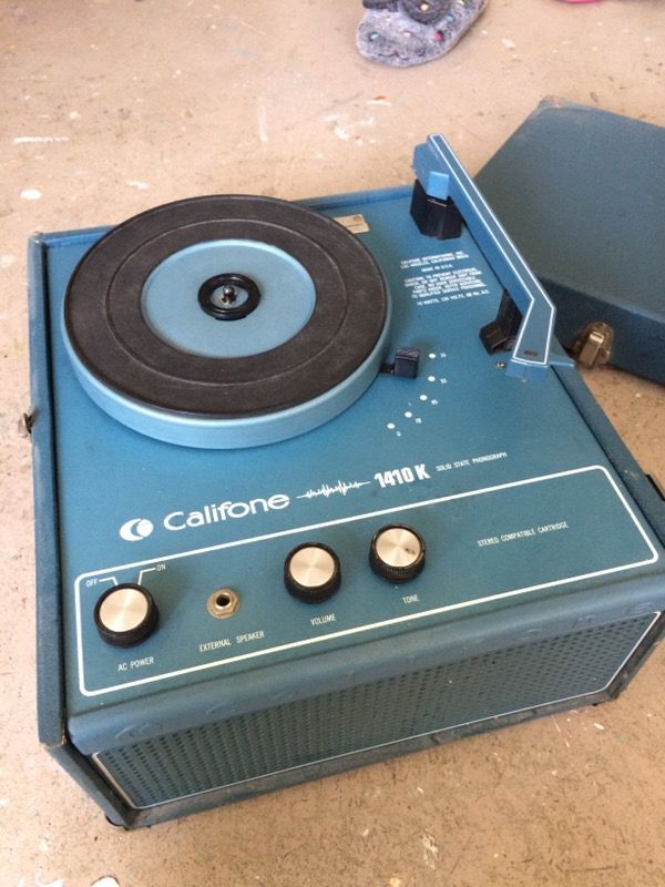 Vintage Califone school record player