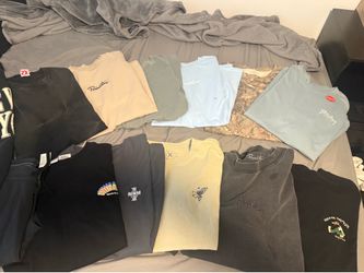 Men’s size xxl 11 shirts 3 shorts 1 pants holster American eagle Tilly’s