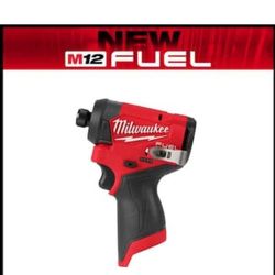 Milwaukee M12 FUEL 12V Brushless 1/4" Hex Impact Driver / Tool Only 3453-20,Gen3,  New, Firm 