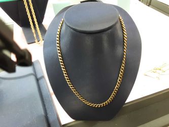 Cuban Link Chain - Yellow Gold 10k (.417) 9.2 grams 20 inch
