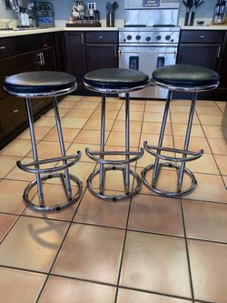 3 Modern Bar Stools