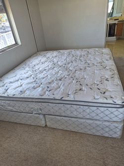 Sealy brand pillow top California king size bed