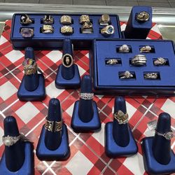 Gold Diamond And Stone Rings $199.99 To $899.99