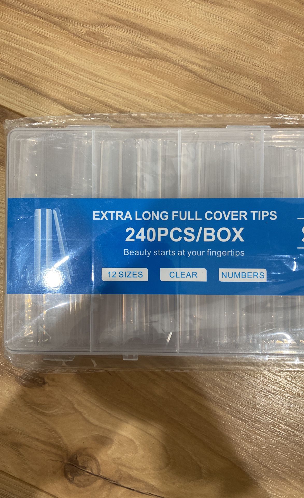 Extra Long Full Cover Tips For Nail Enhancements & Beauty