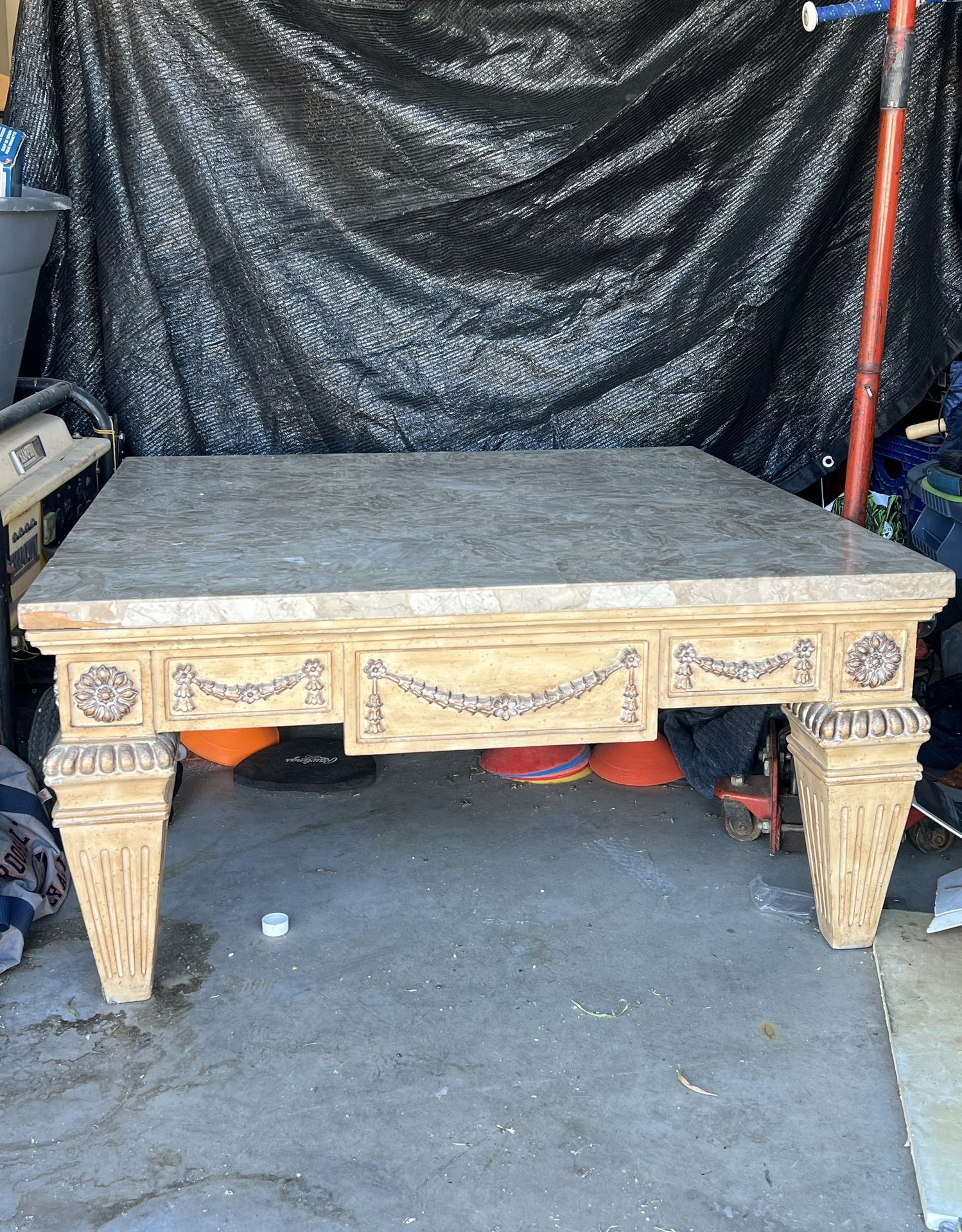 William Switzer Marble Coffee Table