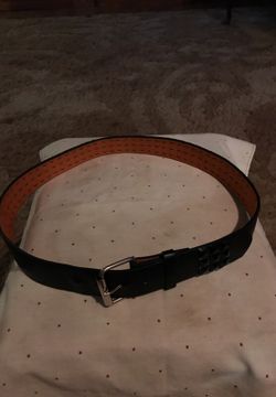 Black Leather belt size 34/36