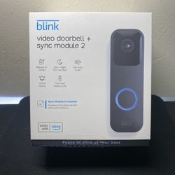 Blink Video Doorbell + Sync Module 2