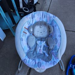 Baby bouncer and play mat
