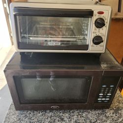 Microwave and Toaster Oven Combo $30